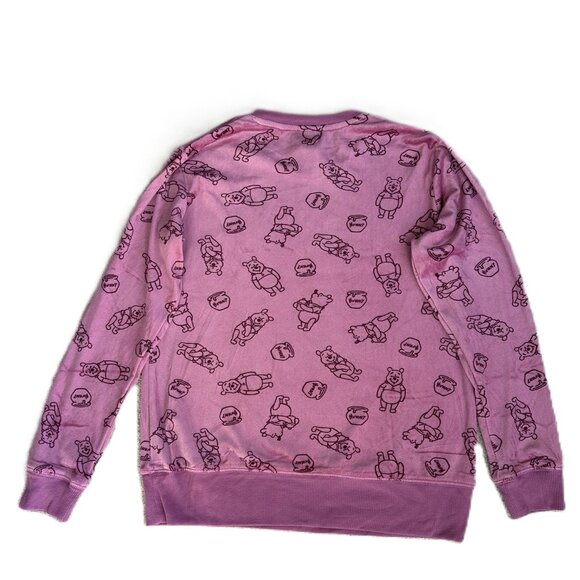 Disney Winnie The Pooh Women's Small Pajama Set Pink Velour. Very good condition - Picture 3 of 7